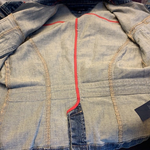 Tommy Hilfiger Stonewashed Fitted Jeans Jacket S - Picture 6 of 6